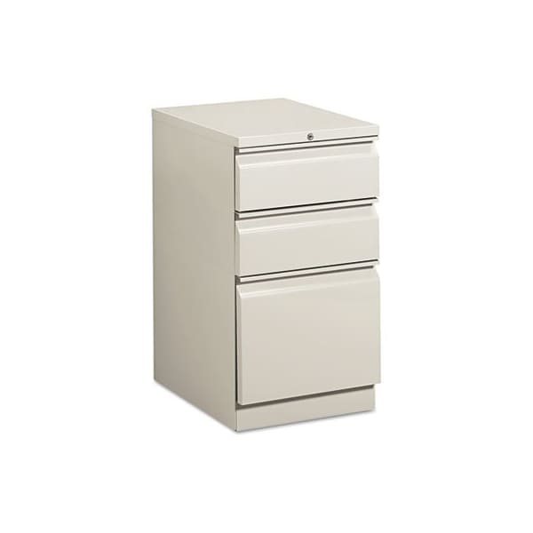 Hon HON, EFFICIENCIES MOBILE BOX/BOX/FILE PEDESTAL, 15W X 19.88D X 28H, LIGHT GRAY 33720RQ - main